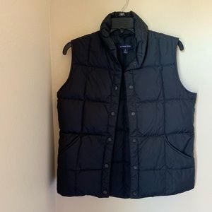 Black lands end puffer vest